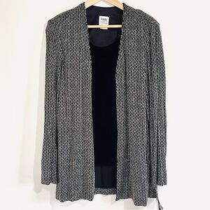 NWT Vintage Deadstock R&M Richards by Karen Kwong Metallic Velour Jacket - 14